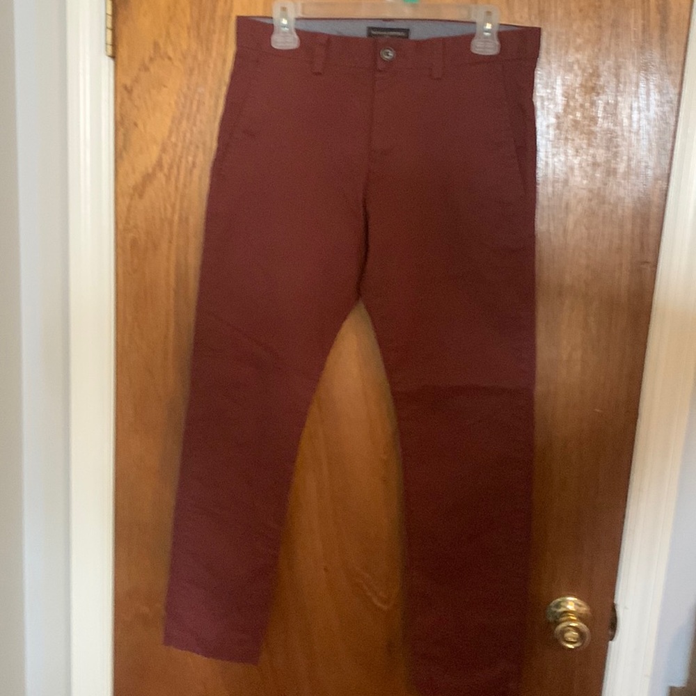 Burgundy pants